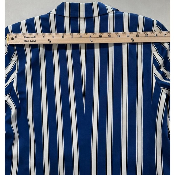 ESCADA Cabana Blazer Blue Stripe Women's Size 40 (US size 10) (087) - Picture 9 of 12